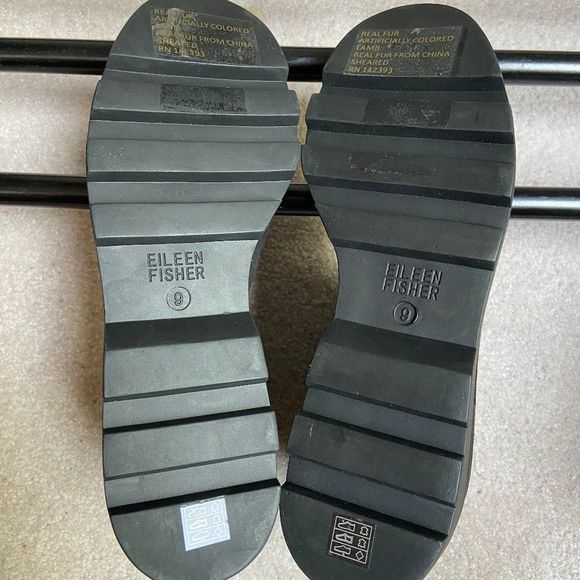 EILEEN FISHER Women Calm Leather Shearling Boots - NEW NWOB - Picture 7 of 7